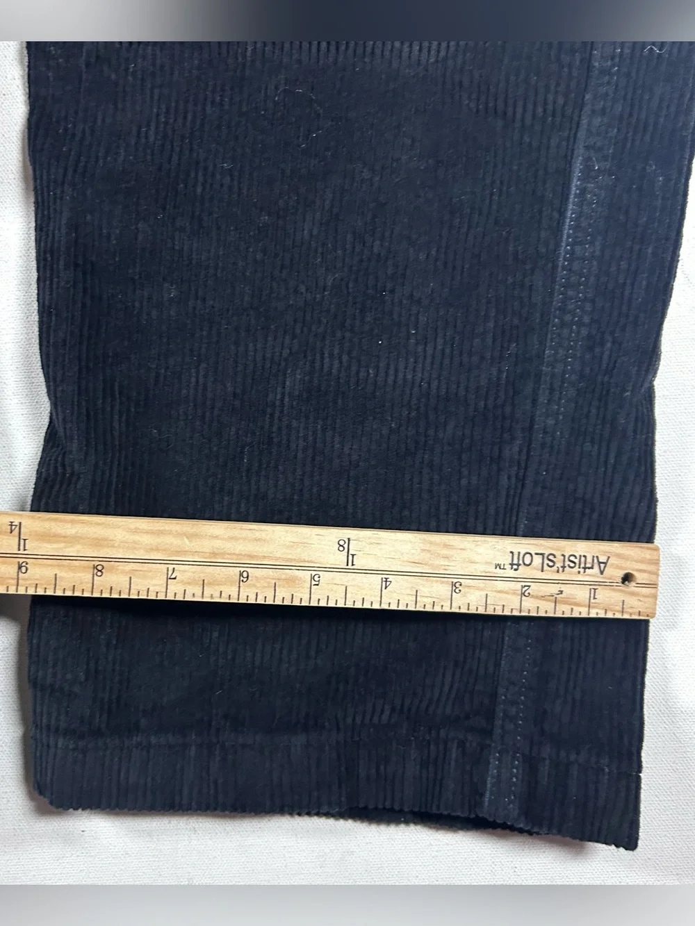 True Religion Corduroy Cargo Pants Mens Fits: 40x31 Black Y2k